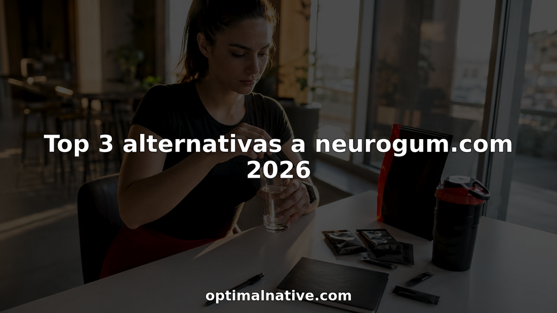 Una persona prueba sobres de suplemento energético en la encimera de la cocina.